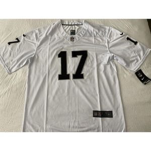 Nike On Field NFL Players Davante Adams Las Vegas Raiders White Game Jersey Sz L